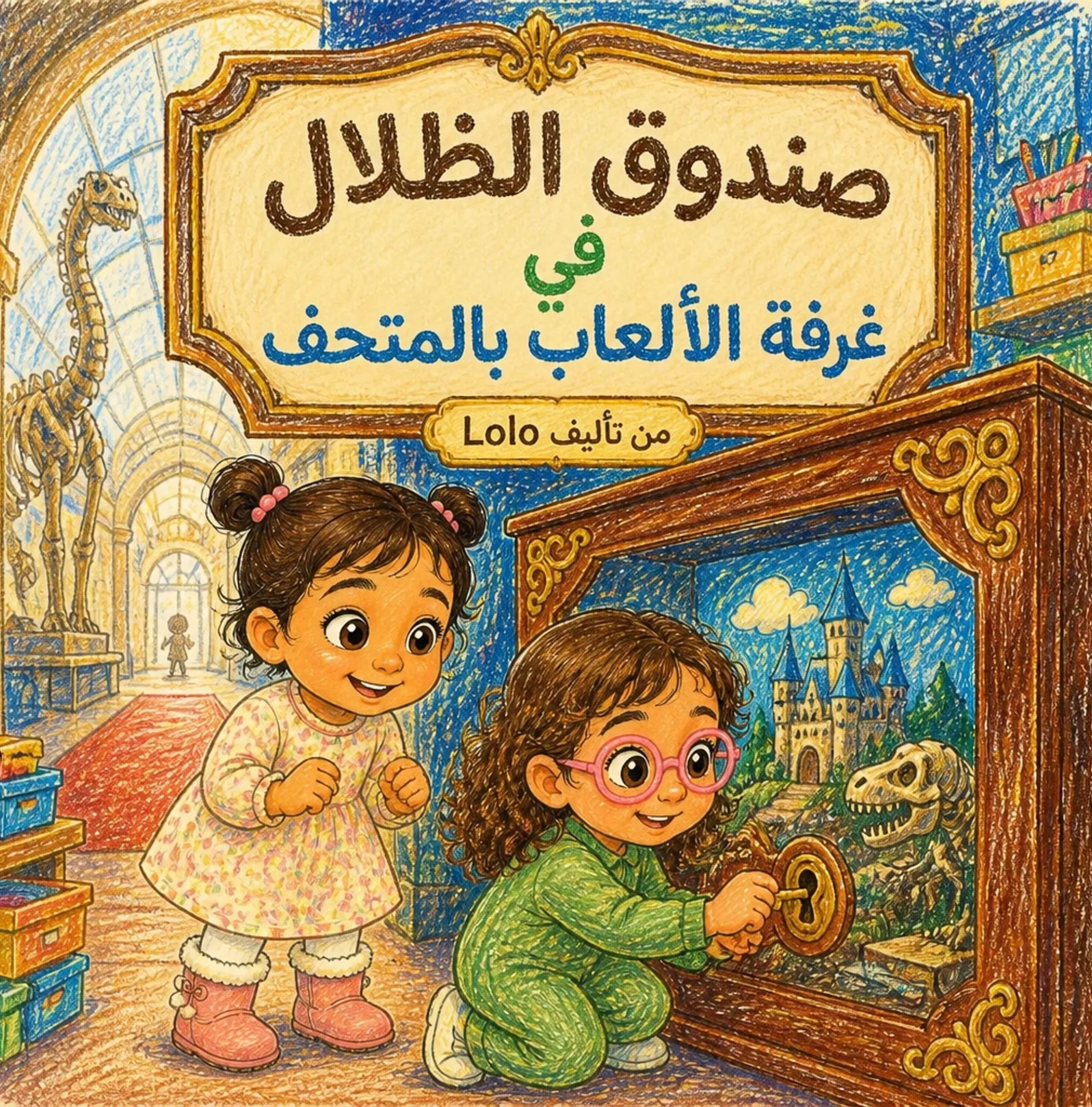 صندوق الظلال في غرفة الألعاب بالمتحف